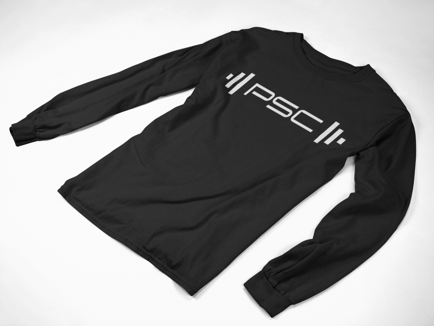 PSC: Long Sleeve White Emblem Tee