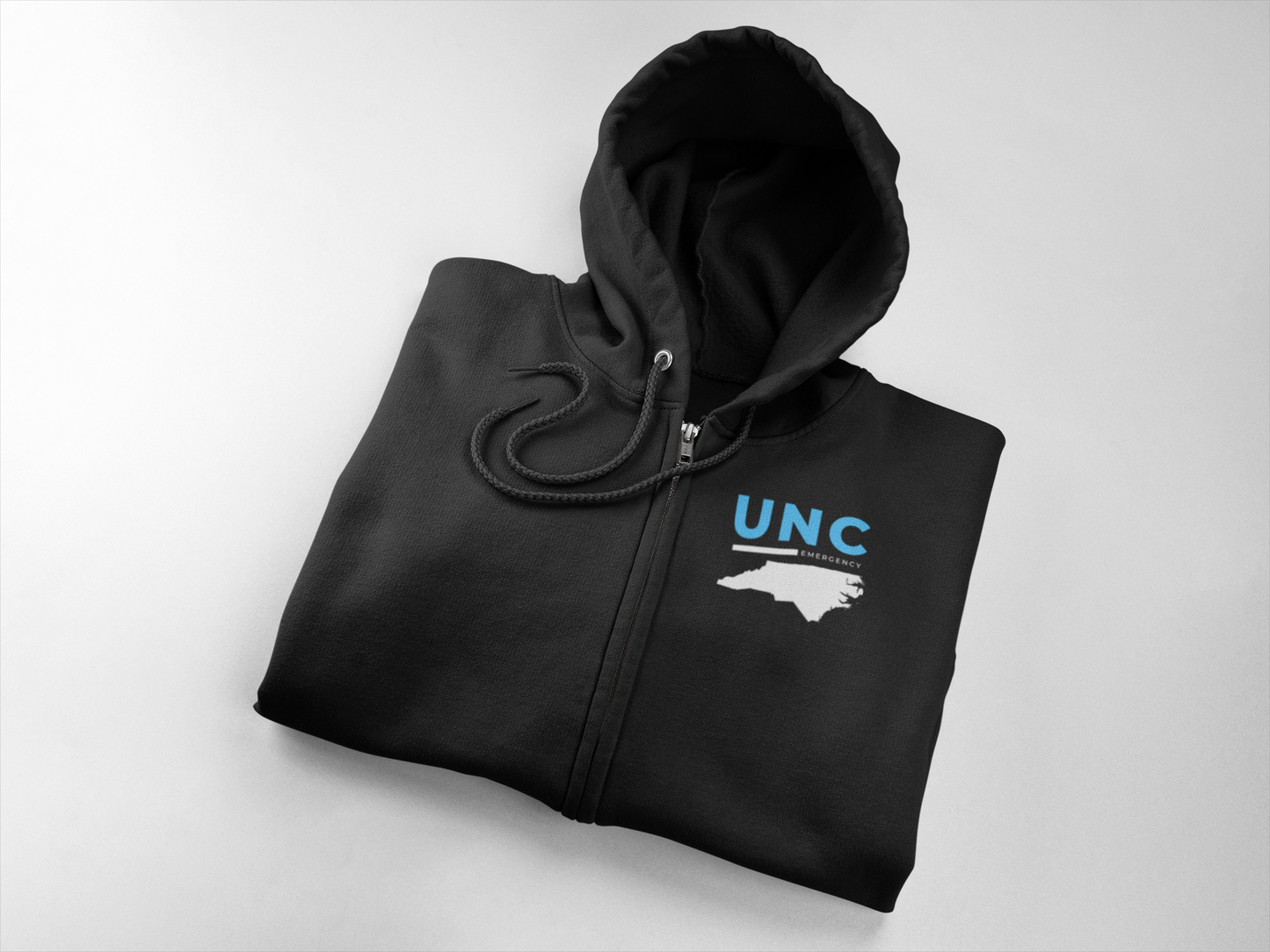 EMED Physician's Embroidered Zip Hoodie