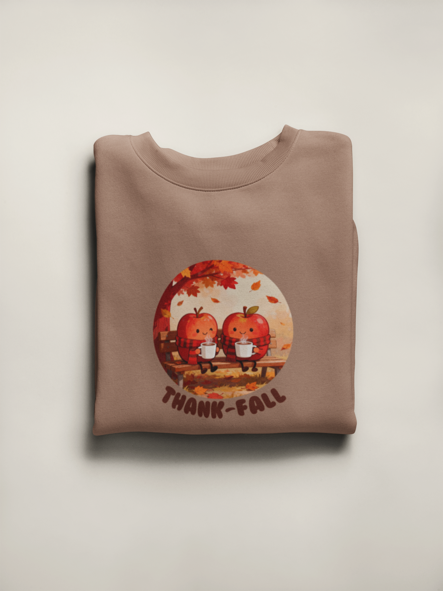 Thank-Fall Crew Neck Sweatshirt