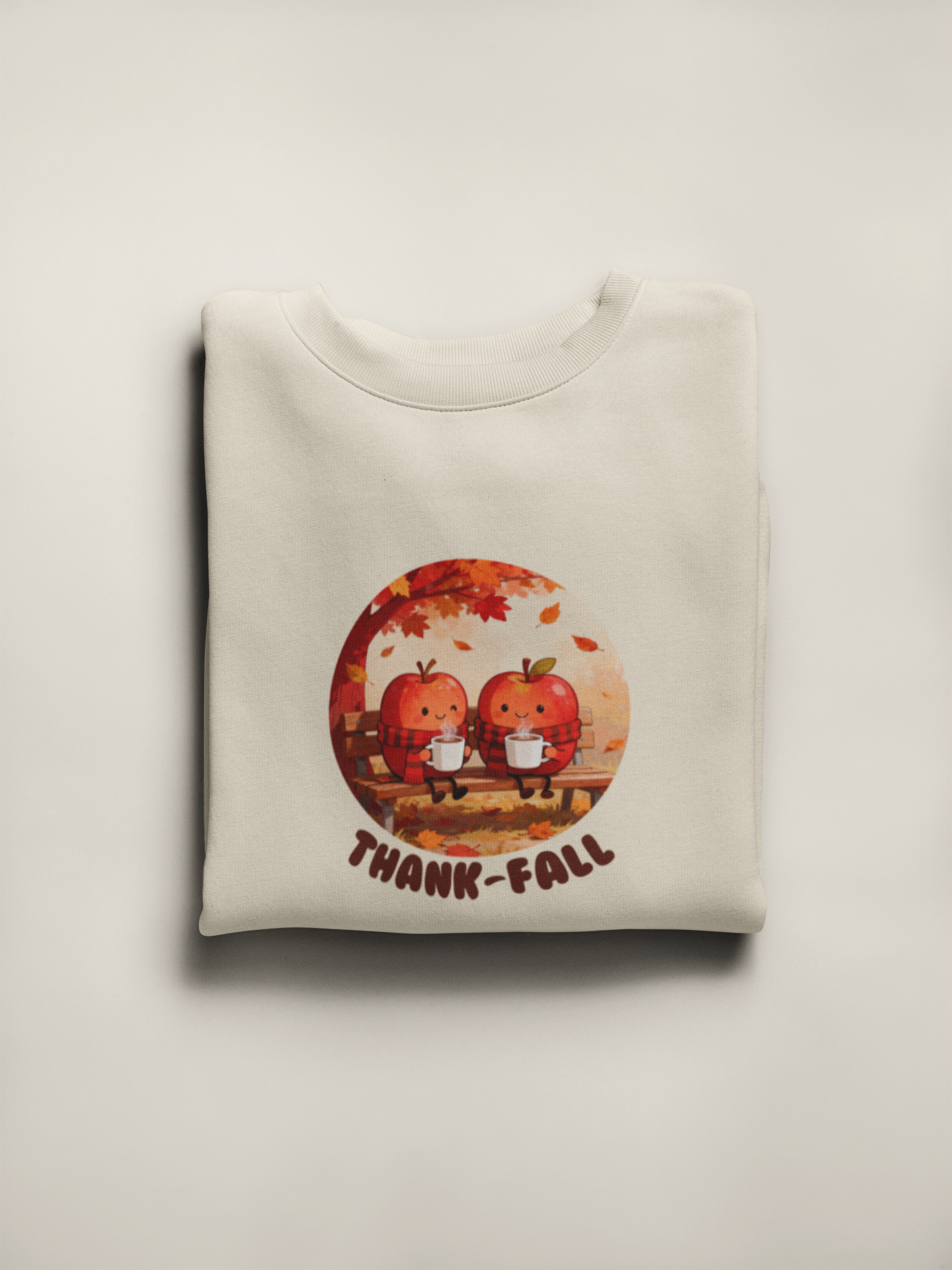 Thank-Fall Crew Neck Sweatshirt