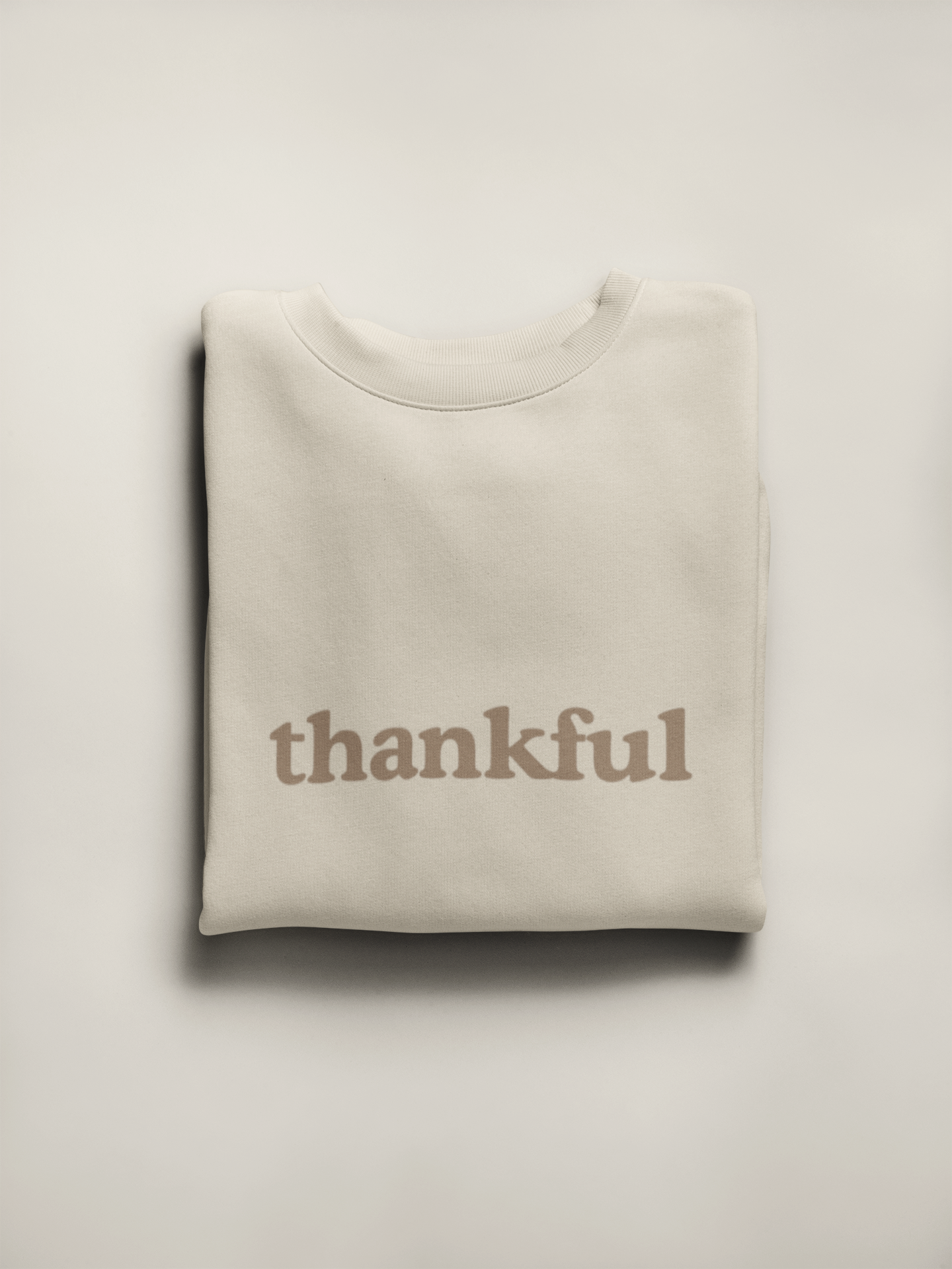 Thankful Embroidered Crew Neck Sweatshirt