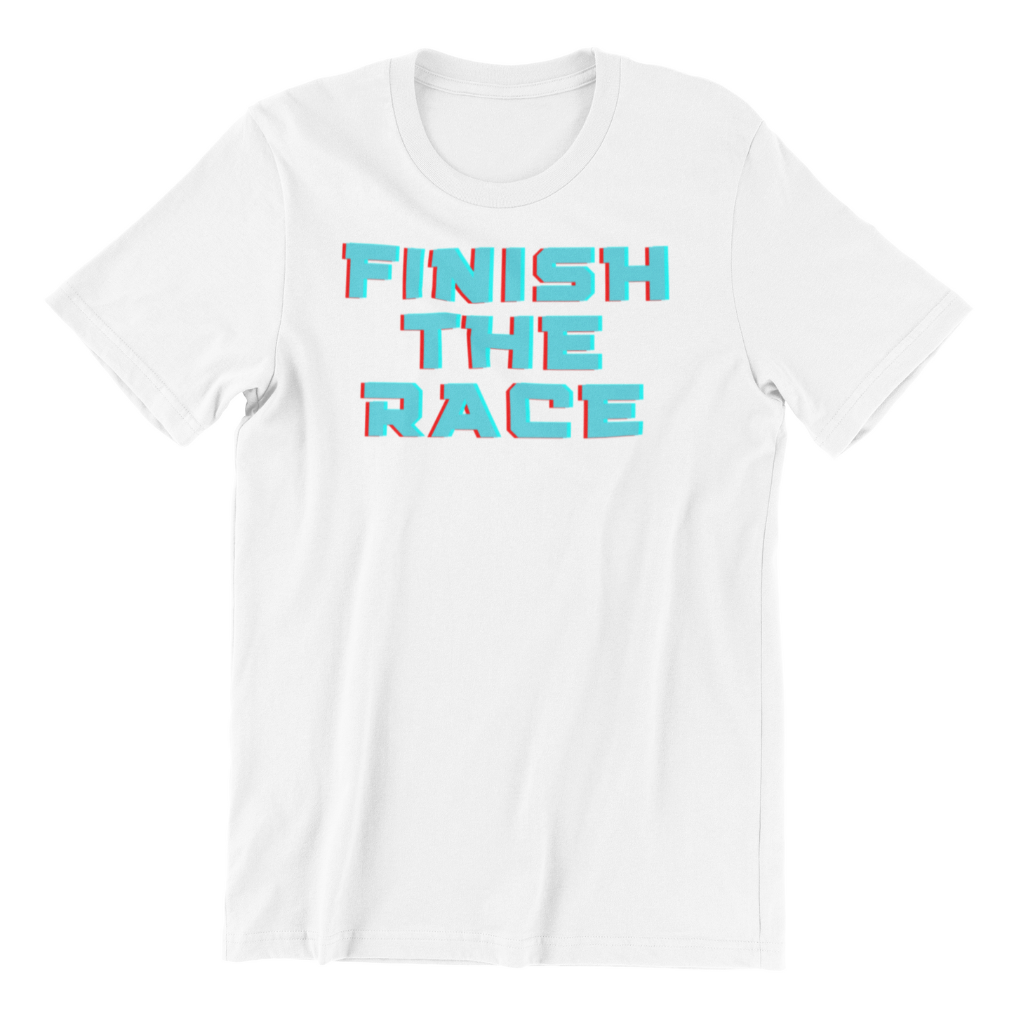 FTR Inspire: White Retro Tee