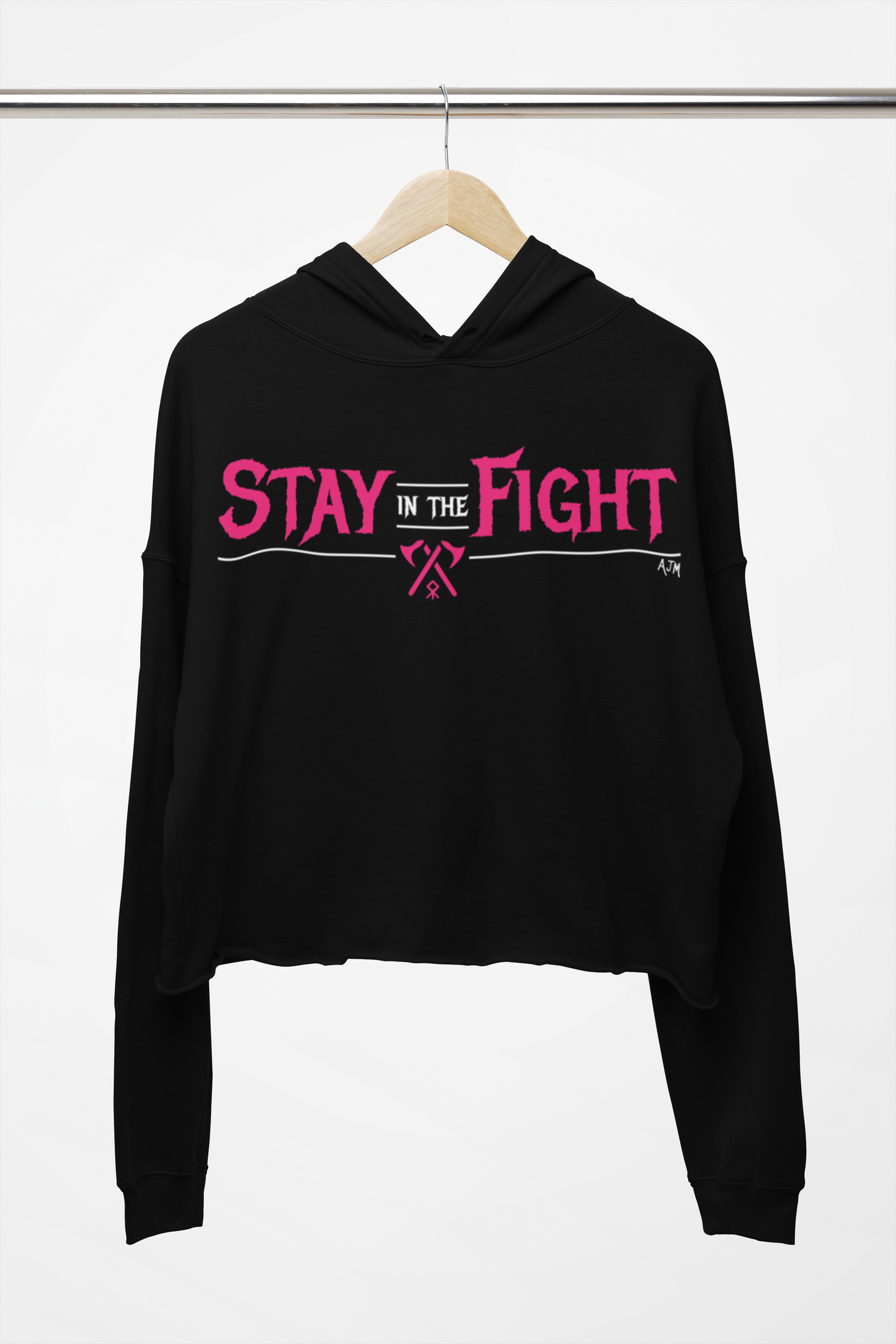 FTR Inspire: Stay in the Fight Cropped Hoodie
