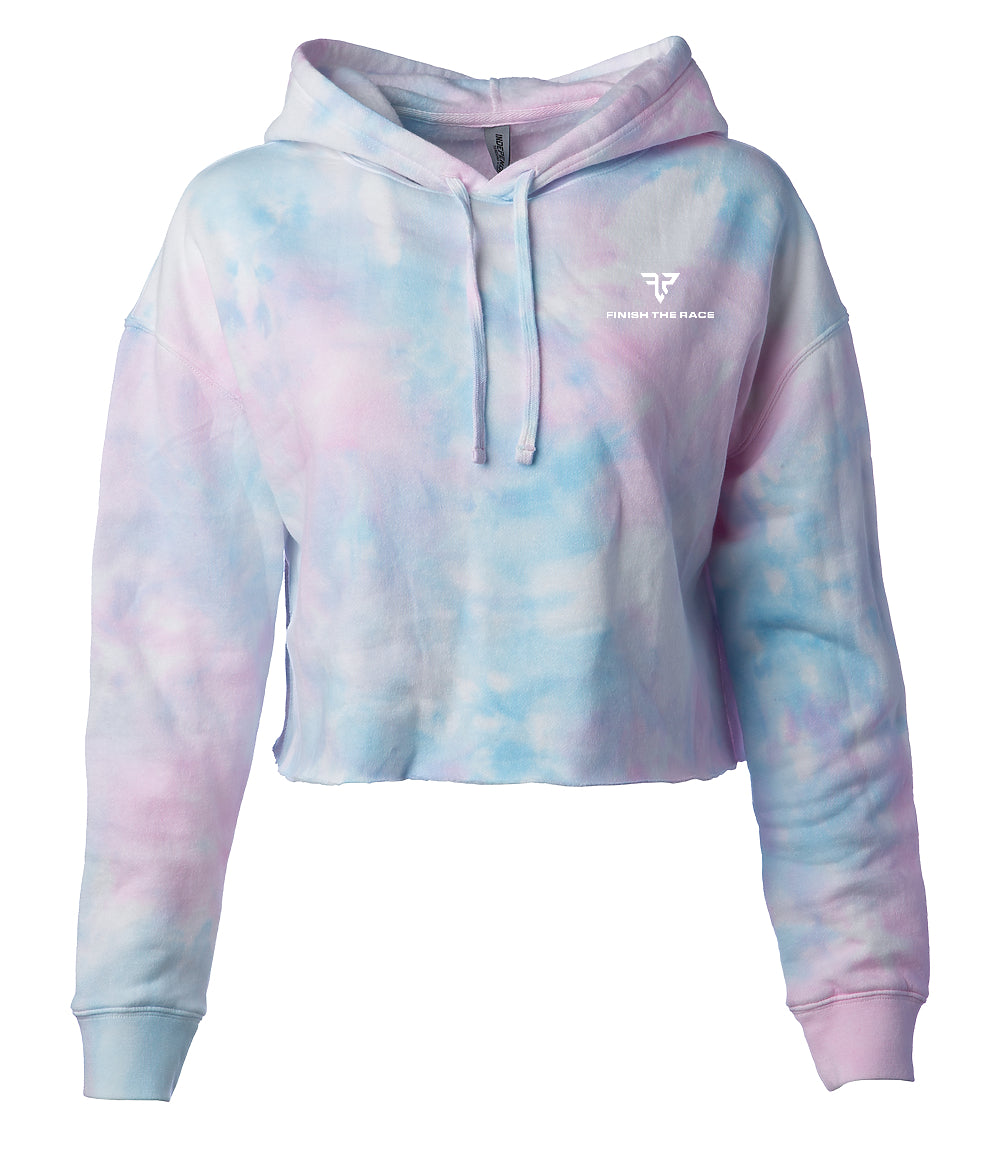 FTR Inspire: Women's Cotton Candy Crop Hoodie