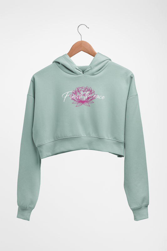 FTR Inspire: Women's Finish The Race Crop Hoodie