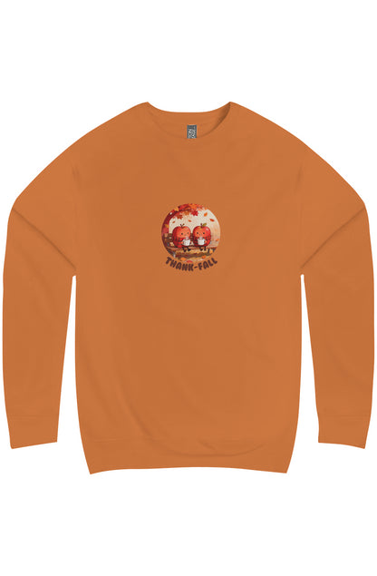Thank-Fall Crew Neck Sweatshirt