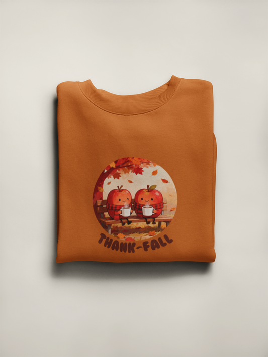 Thank-Fall Crew Neck Sweatshirt