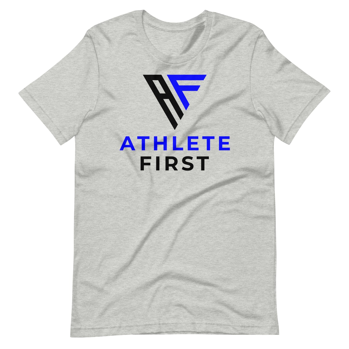 Athlete First: Black and Blue Emblem Tee